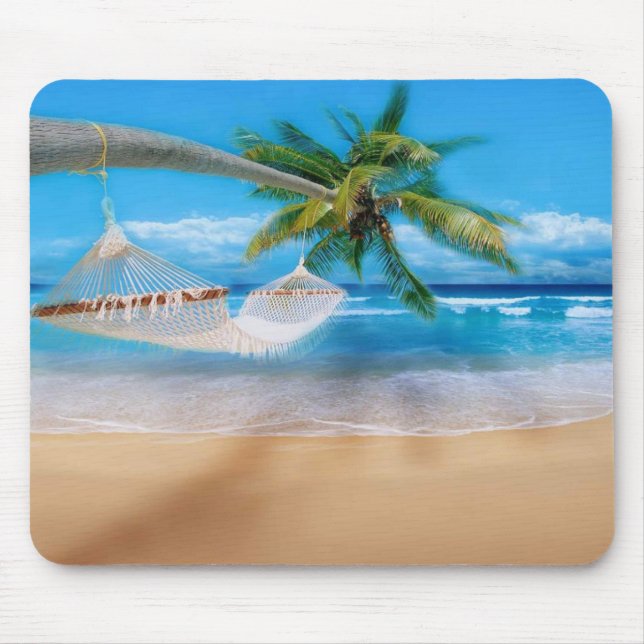Tapis De Souris Souris Tropical Beach (Devant)