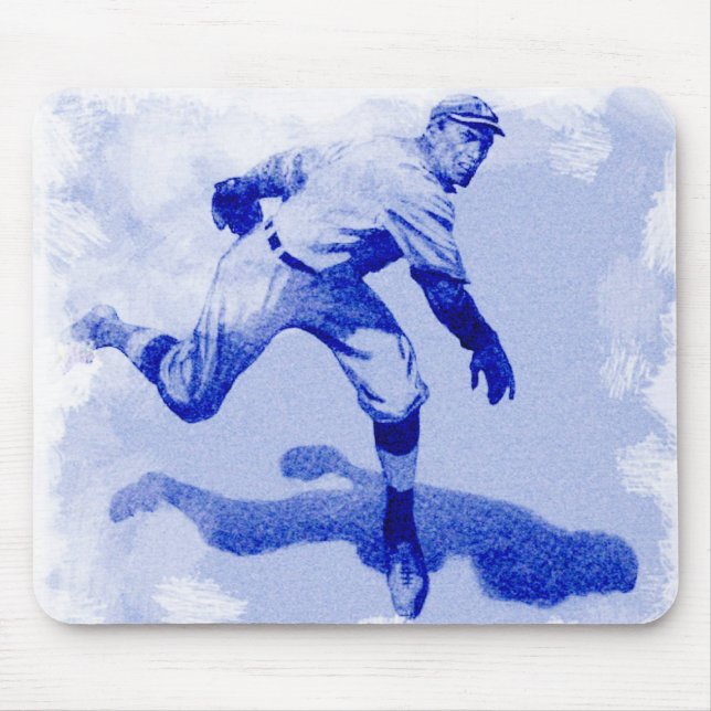 Tapis De Souris Souris vintage de baseball (Devant)