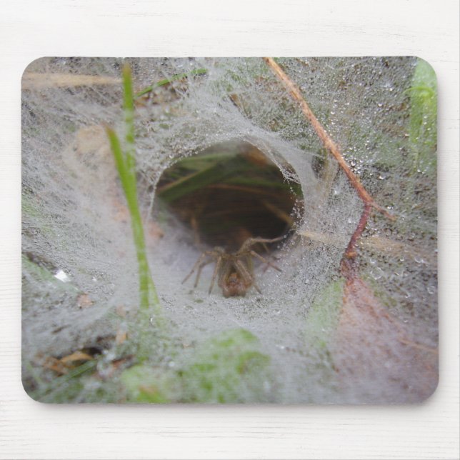 Tapis De Souris Souris Web Spider du tunnel européen (Devant)