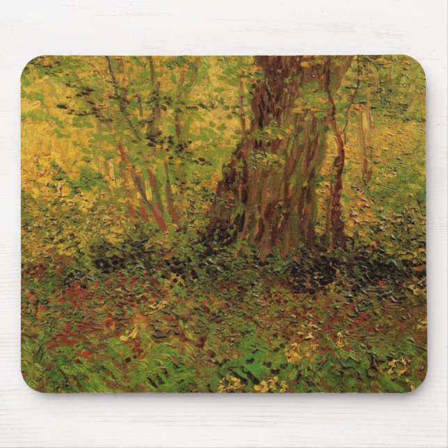 Tapis De Souris Sous-bois par Vincent van Gogh (Devant)