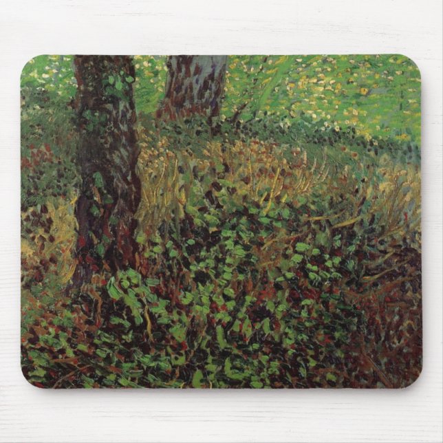 Tapis De Souris Sous-bois par Vincent van Gogh (Devant)