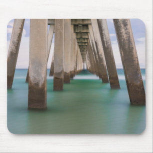 Tapis De Souris Sous le quai de Navarre Beach