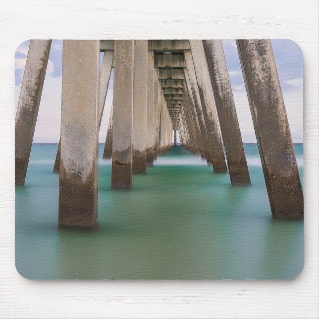 Tapis De Souris Sous le quai de Navarre Beach (Devant)