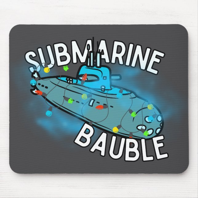 Tapis De Souris Sous-marin, bauble, noël (Devant)