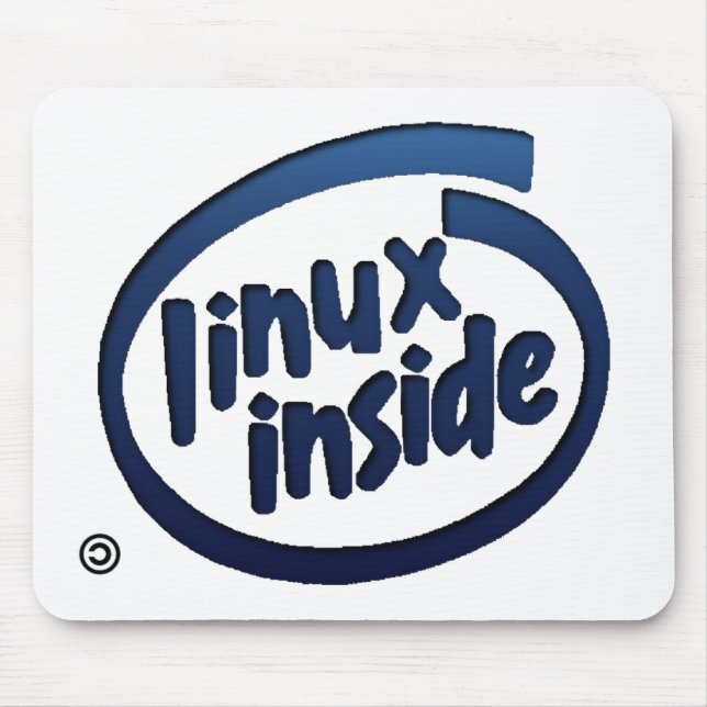 Tapis De Souris Souteneur Linux avec votre Mousepad ! (Devant)