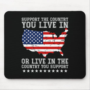 Tapis De Souris Soutenez Le Pays Dans Lequel Vous Vivez Ou Soutene