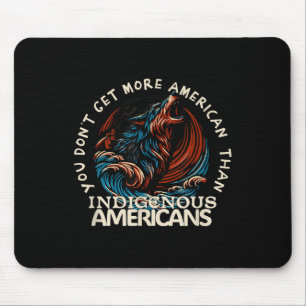 Tapis De Souris Soutenez les Amérindiens contre Trump _2