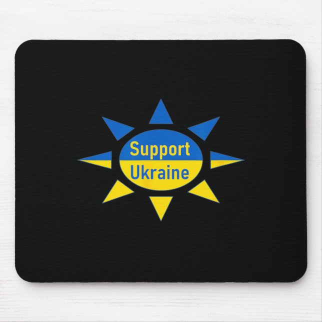 Tapis De Souris Soutenez l'Ukraine  (Devant)