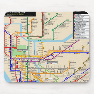 Tapis De Souris Souterrain Mousepad de Newyork