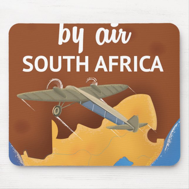 Tapis De Souris South Africa Vintage Travel poster (Devant)