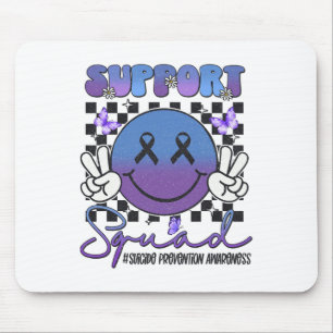 Tapis De Souris Soutien À La Sensibilisation À La Prévention Du Su