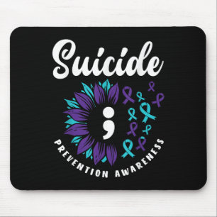 Tapis De Souris Soutien à la sensibilisation au suicide Prévention