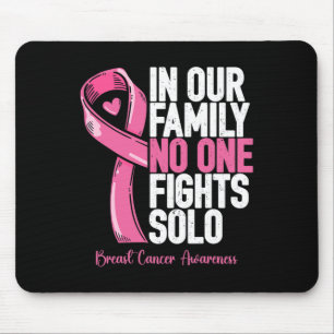 Tapis De Souris Soutien au cancer du sein Famille Femmes Cancer du