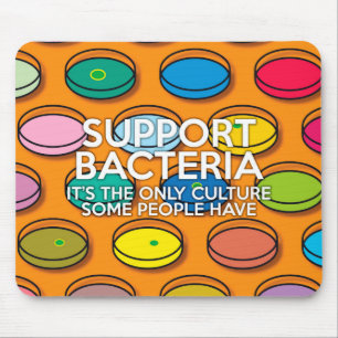 Tapis De Souris SOUTIEN AUX BACTÉRIES Science Médicale