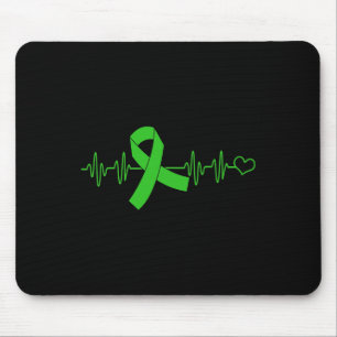 Tapis De Souris Soutien aux maladies Cartouche de coeur Sensibilis