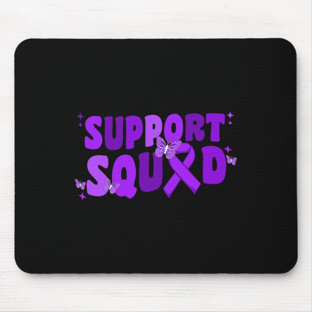 Tapis De Souris Soutien de l'équipe de sensibilisation à la maladi (Devant)