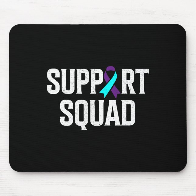 Tapis De Souris Soutien de l'Escadron pour la sensibilisation à la (Devant)