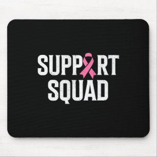 Tapis De Souris Soutien du guerrier du cancer du sein Équipe du ca