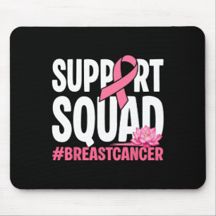 Tapis De Souris Soutien du guerrier du cancer du sein Squad Pink R