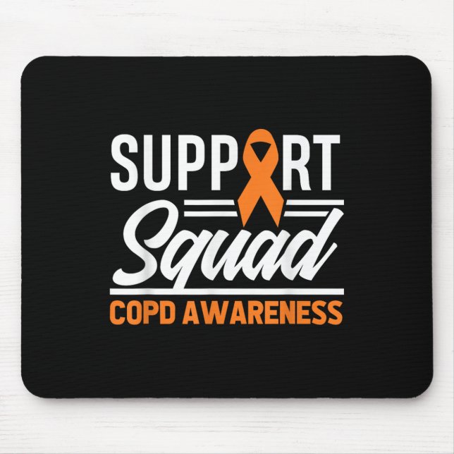 Tapis De Souris Soutien du guerrier du copd Escadron Sensibilisati (Devant)