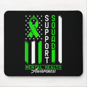 Tapis De Souris Soutien Escadron de la santé mentale Sensibilisati