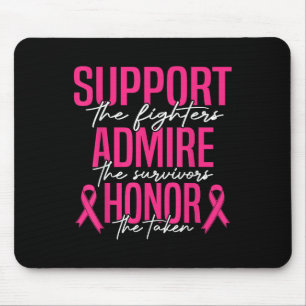 Tapis De Souris Soutien pour le cancer du sein Admirez le cancer d
