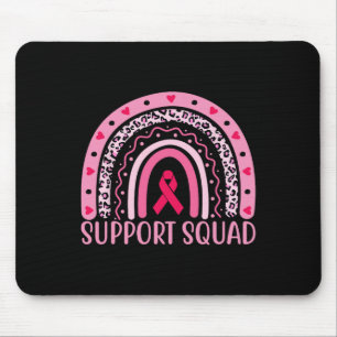 Tapis De Souris Soutien pour le cancer du sein Équipe guerrière Ca