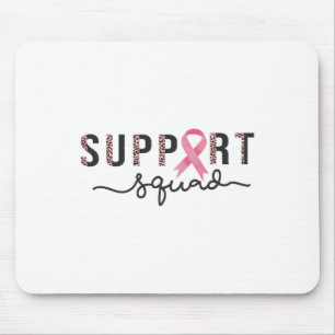 Tapis De Souris Soutien Squad Sensibilisation au cancer du sein Le
