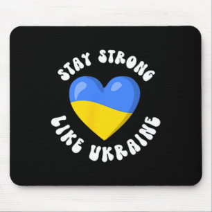 Tapis De Souris Soutien ukrainien Drapeau ukrainien Amour ukrainie