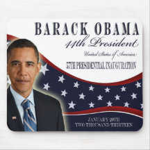 Souvenir 2013 inaugural d'Obama Mousepad