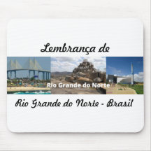 Tapis de souris souvenir de Rio Grande do Norte Br