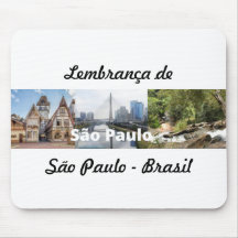 Tapis de souris souvenir de São Paulo Brésil