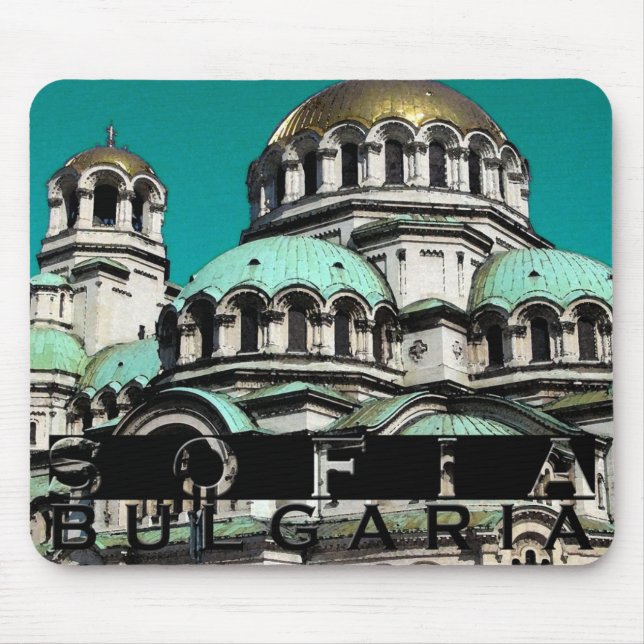 Tapis De Souris Souvenir de Sofia Bulgarie (Devant)