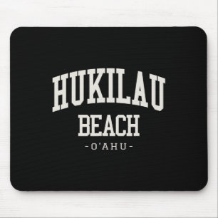 Tapis De Souris Souvenir de vacances vintage Hukilau Beach Oahu Ha