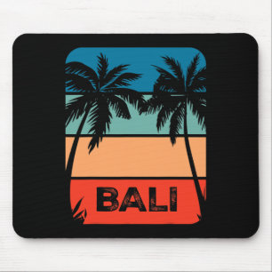 Tapis De Souris Souvenir du coucher de soleil vintage surf Indonés