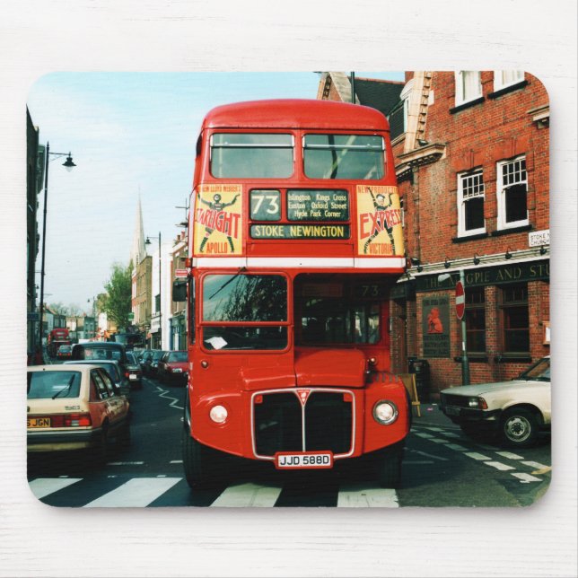 Tapis De Souris Souvenir London Bus Mouse Pad (Devant)