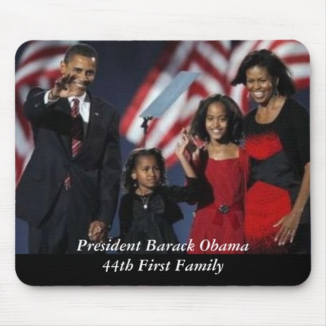 Tapis De Souris Souvenir Mousepad d'Obama (Devant)