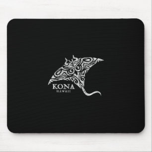 Tapis De Souris Souvenir Vintage Kona Hawaï Manta Ray Garçons Fill