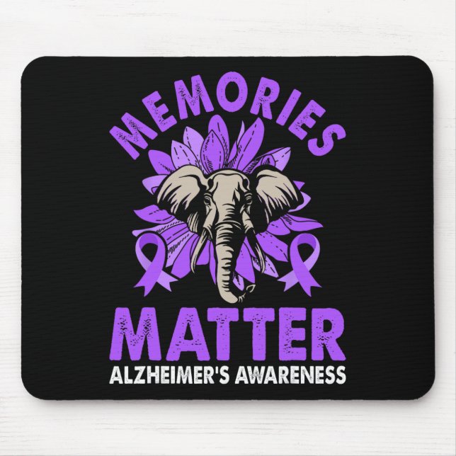 Tapis De Souris Souvenirs de sensibilisation d'Heimerheimer Problè (Devant)