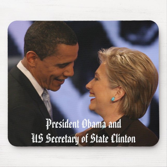 Tapis De Souris Souvenirs d'inauguration d'Obama - de Clinton (Devant)