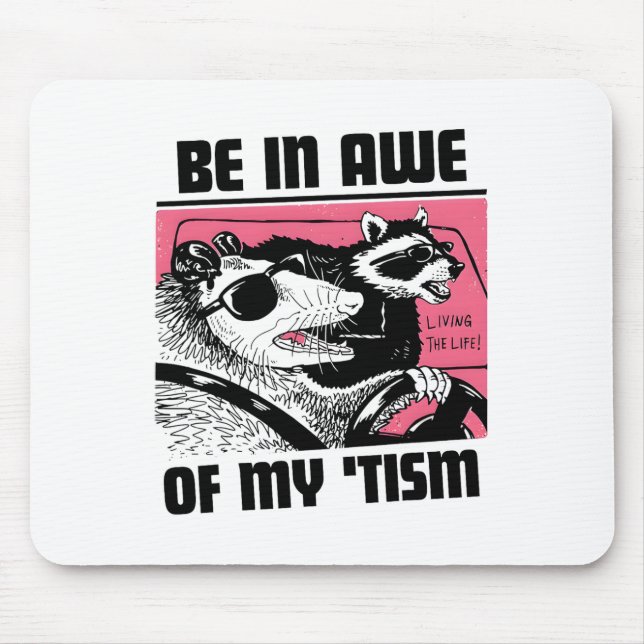 Tapis De Souris Soyez À L'Abri De Mon Cool De Sensibilisation sur  (Devant)