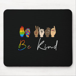 Tapis De Souris Soyez Gentils Sensibilisation sur l'autisme Lgbt F