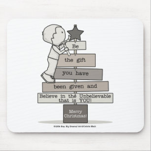 Tapis De Souris Soyez l'arbre de Noël-cadeau