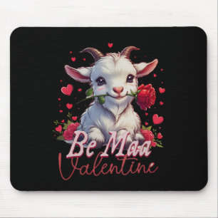 Tapis De Souris Soyez mon chéri chèvre coeur mignon chèvre Joyeux