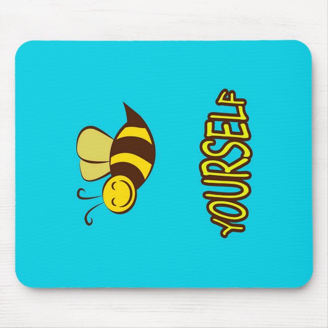 Tapis De Souris Soyez Vous-Même Cadeaux D'Abeille, J'Aime Abee, Ca (Devant)