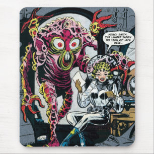 Tapis De Souris Space Adventures #12 Bande dessinée rétro de scien