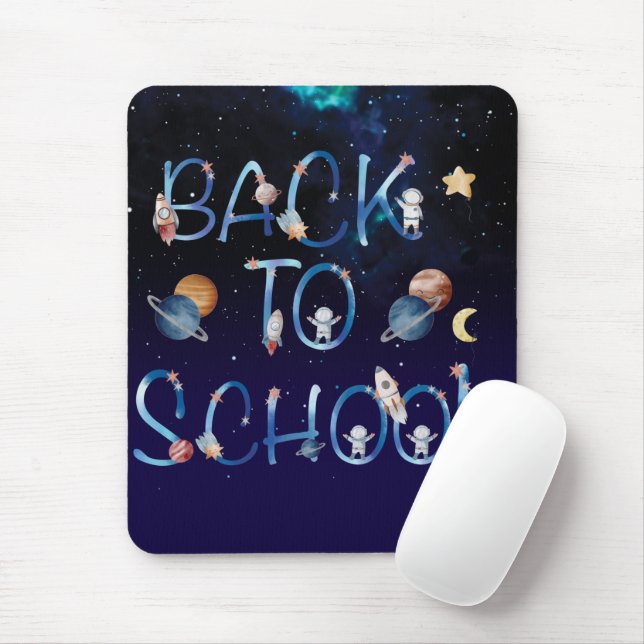 Tapis De Souris Space, back to school (Avec souris)