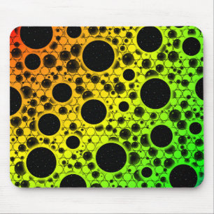 Tapis De Souris Space Bubble Spots - Arc-en-ciel ROYGB