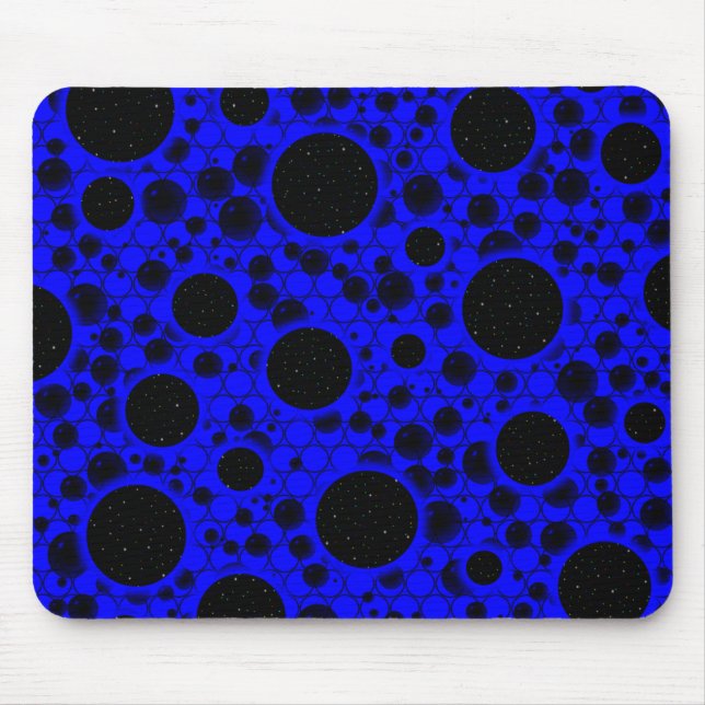 Tapis De Souris Space Bubble Spots - Bleu (Devant)