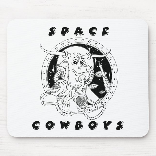 Tapis De Souris Space Cowboys Mousepad (Devant)